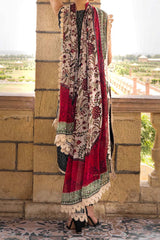 Zainab Chottani Unstitched 3 Piece Eid Luxury Lawn Collection'2023-ZC-09-A