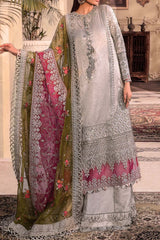 Maria B Mbroidered Unstitched 3 Piece Heritage Suit-BD-2601