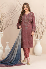 Mahlaa By Tawakkal Stitched 3 Piece Emb Lawn Vol-01 Suit-D-2788