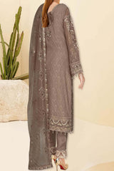 Kashish by Ramsha Unstitched 3 Piece Weightless Chiffon Vol-01 Suit-k-108