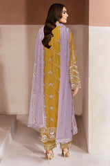 Minhal By Ramsha Unstitched 3 Piece Luxury Organza Vol-13 Collection'2025-M-1310