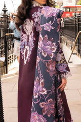 Broadway by Mushq Unstitched 3 Piece Winter Suit-MNW-15