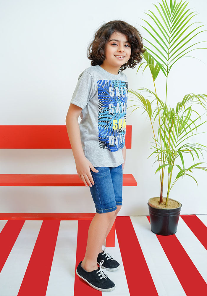 Printed T-Shirt - Wear Ochre