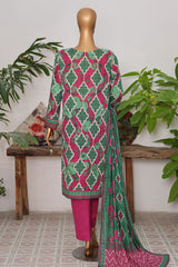 Vital Prints By HZ Unstitched 3 Piece Digital Printed Lawn Suit-VPS-09-UNS