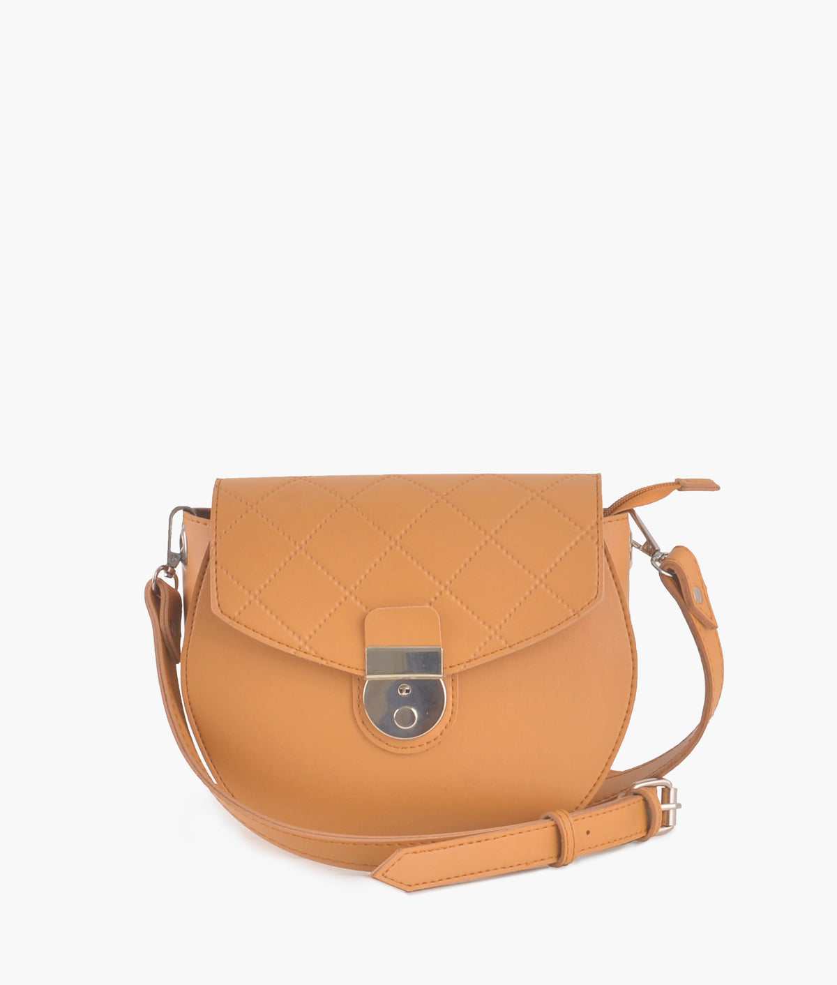 RTW Creation - Mustard saddle bag with front lock