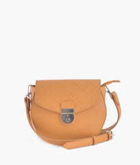 RTW Creation - Mustard saddle bag with front lock