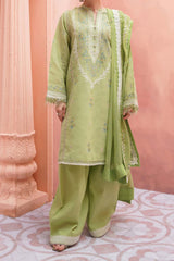 Zara Shahjahan Unstitched 3 Piece Embroidered Lawn Suit-ZSJ-15-B