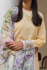 Wisteria by Roheenaz Unstitched 3 Piece Summer Lawn V-II Suit-21-A-Bahar