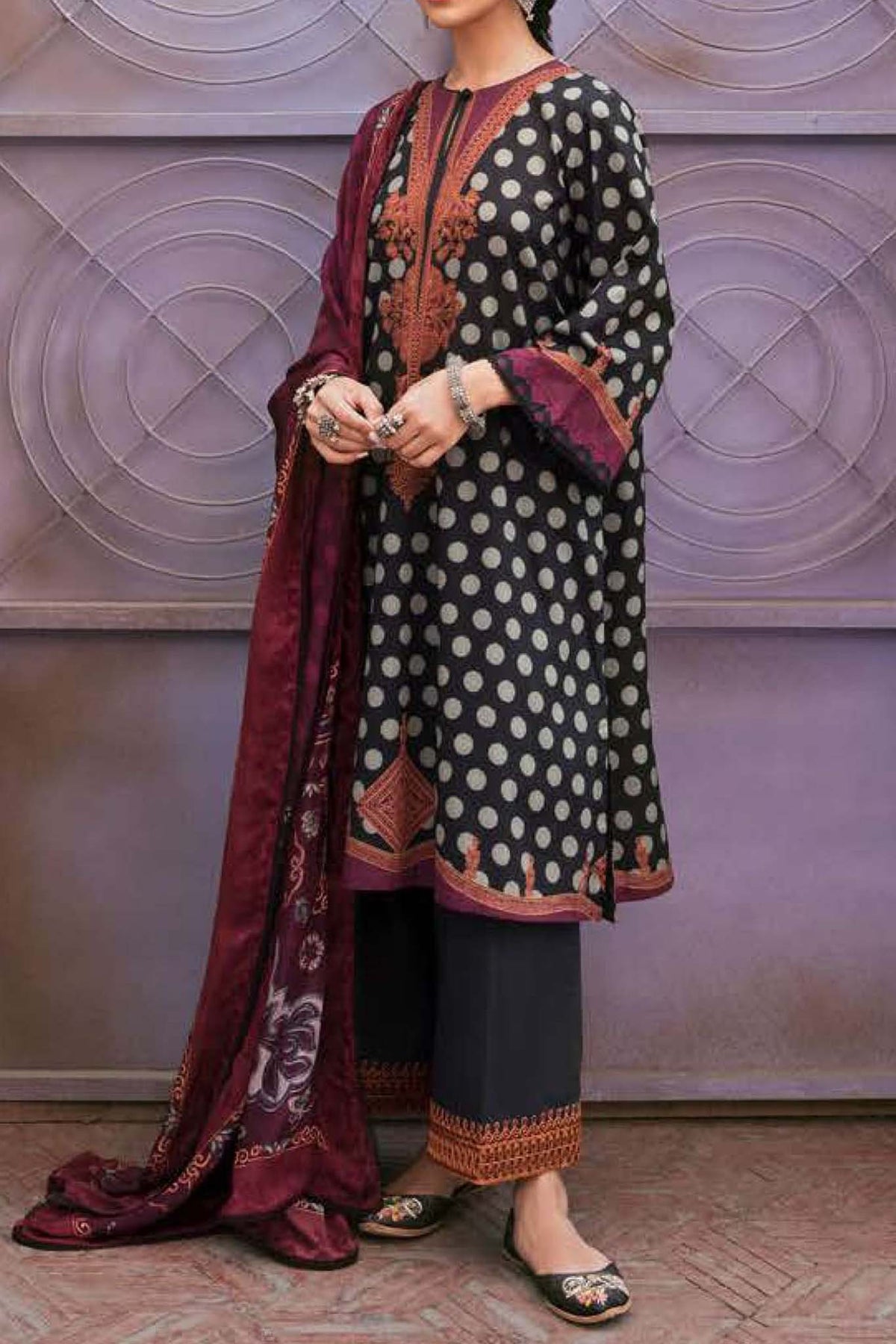 Cross Stitch Eid Lawn Vol-02 Unstitched 3 Piece Premium Collection'2023-CSP-325