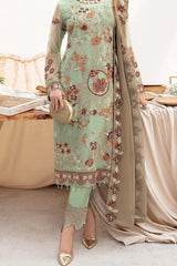 Chevron by Ramsha Unstitched 3 Piece Chiffon Vol-07 Suit-A-710