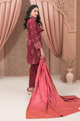 Jana By Tawakkal Unstitched 3 Piece Broshia Banarsi Lawn Suit-D-2731