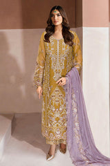 Minhal By Ramsha Unstitched 3 Piece Luxury Organza Vol-13 Collection'2025-M-1310