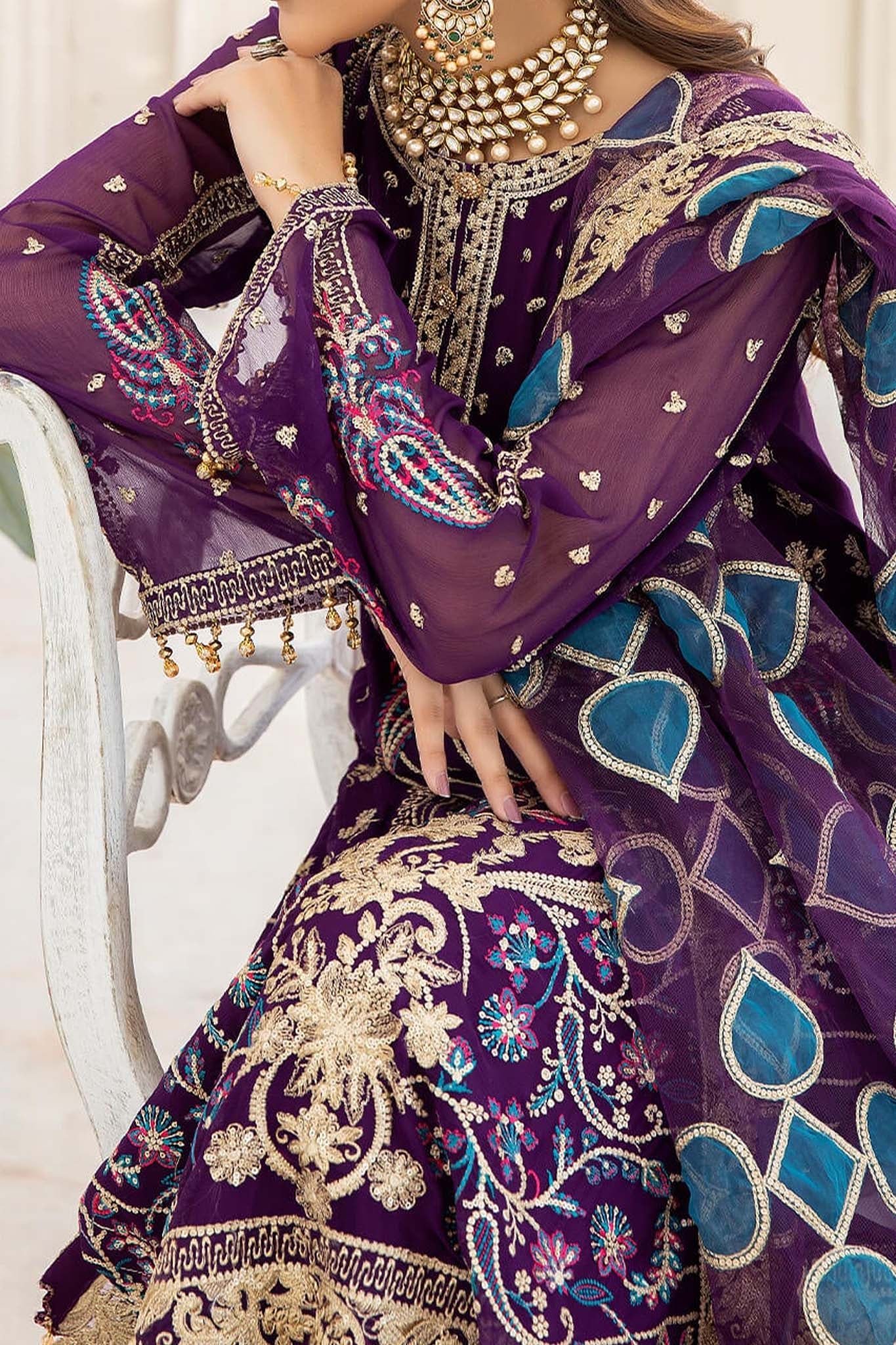 Naqsh Majestic by Imrozia Unstitched 3 Piece Formals Collection'2023-M-60-Zara