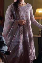 Qala by Mushq Unstitched 3 Piece Kamdaani Suit-MCK-10-Eira