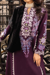Broadway by Mushq Unstitched 3 Piece Winter Suit-MNW-15