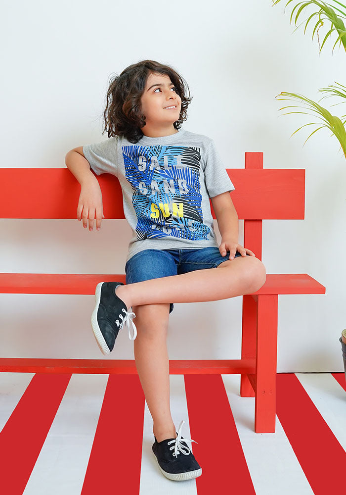 Printed T-Shirt - Wear Ochre