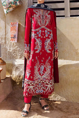 Zaha Unstitched 3 Piece Spring Summer Lawn Suit-ZL23-05-A