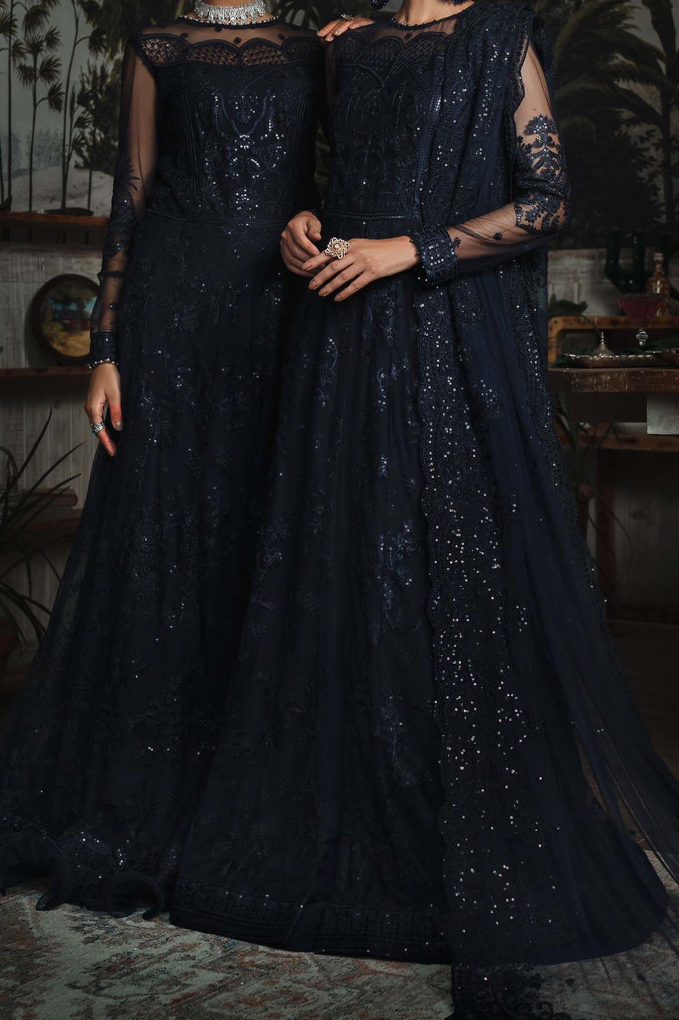 La Rosella by Zarif Unstitched 3 Piece Luxury Formals Collection'2023-ZLR-08-Starry