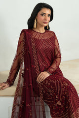 Inara By Zarif Unstitched 3 Piece Formals Collection'2025-ZRI-08-Eymen