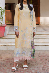 Wisteria by Roheenaz Unstitched 3 Piece Summer Lawn V-II Suit-21-A-Bahar