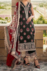 Zainab Chottani Unstitched 3 Piece Eid Luxury Lawn Collection'2023-ZC-09-A