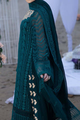 Azure Hand Embellished Unstitched 3 Piece Luxe Eid Suit-AS-110