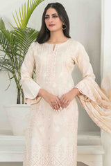 Gulshanara By Tawakkal Unstitched 3 Piece Emb Broshia Banarsi Lawn Vol-03 Suit-D-2569