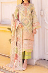 Gardenia by Nureh Unstitched 3 Piece Lawn Suit-NSG-121