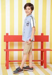 Chambray Cotton Shirt - Wear Ochre
