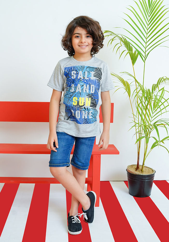 Printed T-Shirt - Wear Ochre