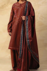 Coco by Zara Shahjahan Unstitched 3 Piece Winter Suit-ZW-08-A
