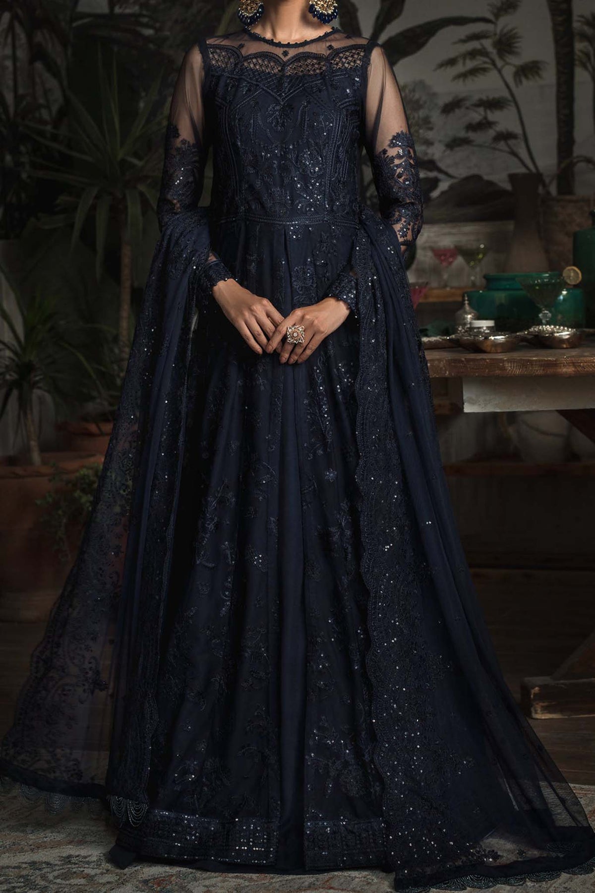 La Rosella by Zarif Unstitched 3 Piece Luxury Formals Collection'2023-ZLR-08-Starry