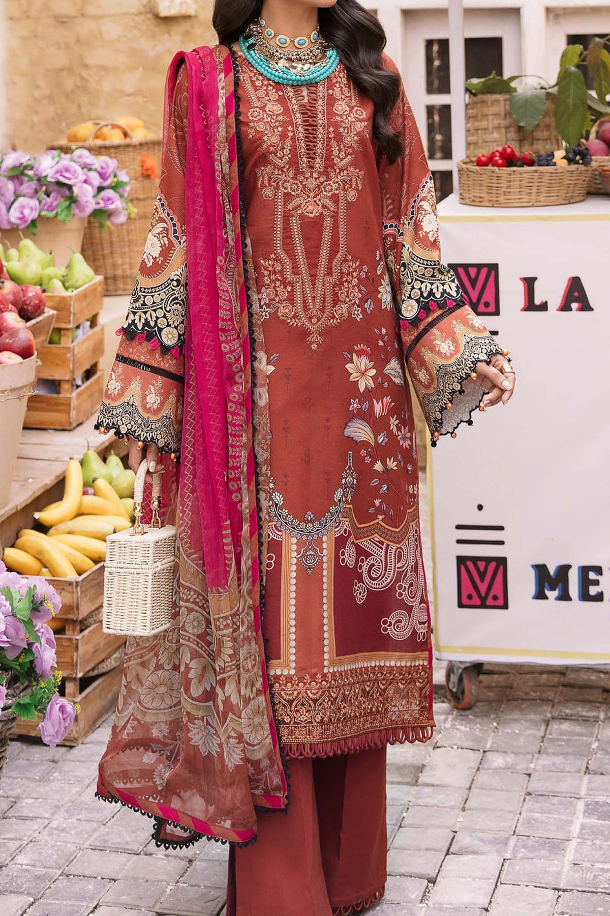 Gulaal Unstitched 3 Piece Lawn Vol-02 Collection'2023-03-Valeria