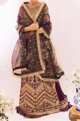 Sawariya by Roheenaz Unstitched 3 Piece Luxury Khalidar Chiffon Suit-S-07