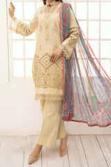 Mahee's by Riaz Arts Unstitched 3 Piece Lawn Suit-MR-07