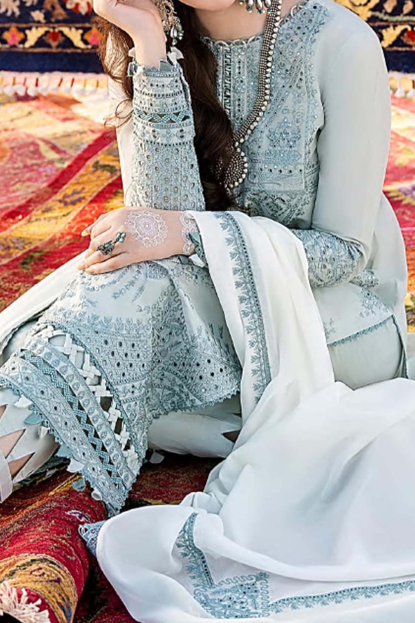 Shahkaar by Jazmin Unstitched 3 Piece Eid Festive Lawn Collection'2023-07-Roshan