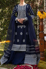 Raqs Ayzel by Afrozeh Unstitched 3 Piece Festive Lawn Suit-AZL-V2-09