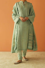 Zara Shahjahan Unstitched 3 Piece Embroidered Lawn Suit-ZSJ-13-B