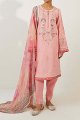 Coco by Zara Shahjahan Unstitched 3 Piece Lawn Vol-02 Suit-ZSC-08-A