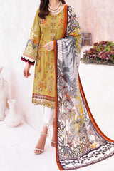 Mashaal by Ramsha Unstitched 3 Piece Luxury Lawn Vol-07 Suit-L-710