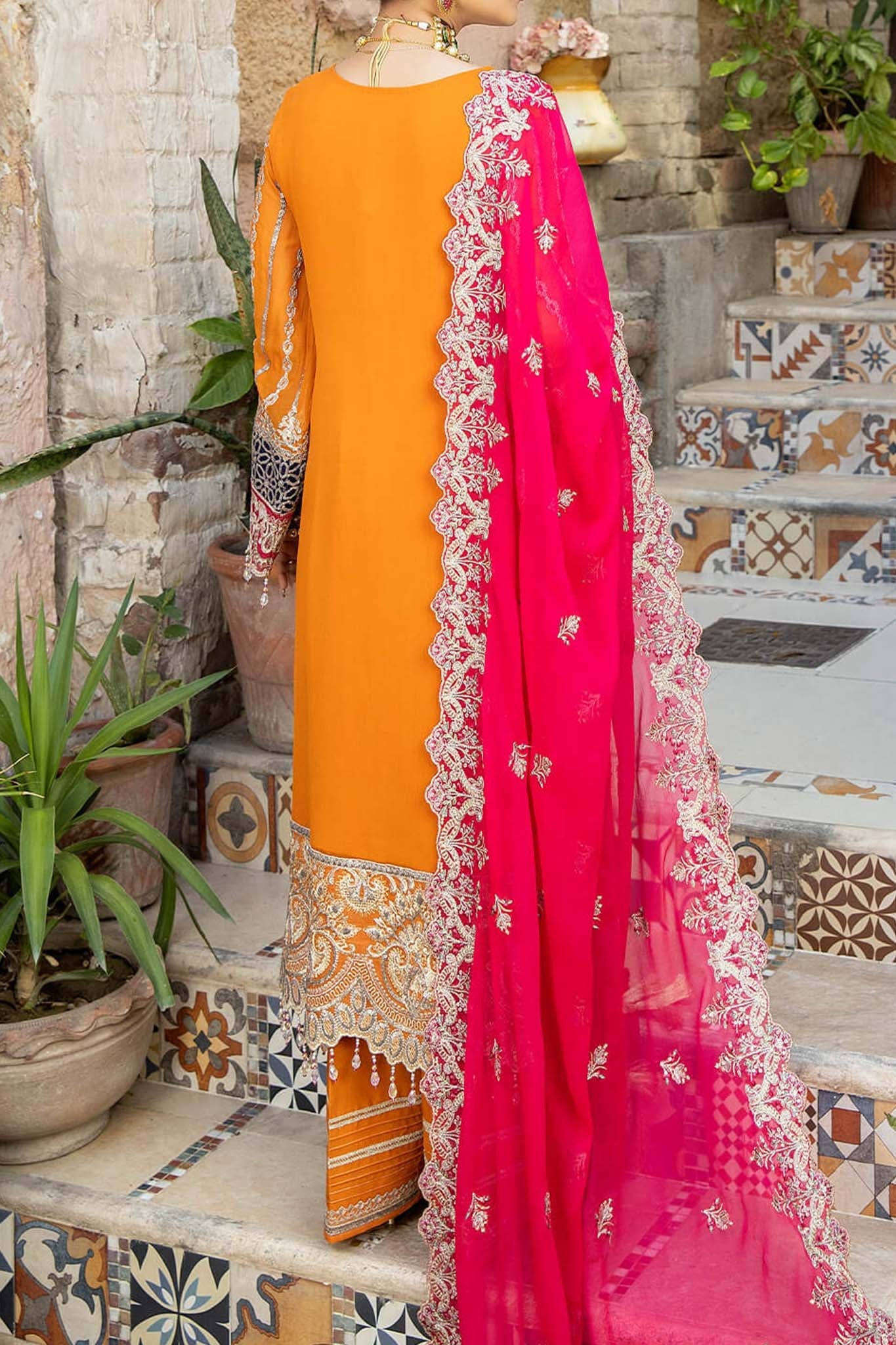 De Lambent Majestic by Imrozia Unstitched 3 Piece Chiffon Collection'2023-M-37-Marwa