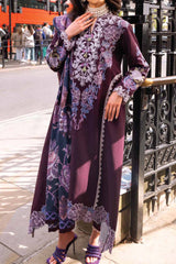 Broadway by Mushq Unstitched 3 Piece Winter Suit-MNW-15