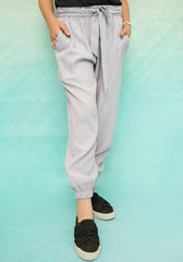 Ochre Clothing Bottoms Collection'2025-Cotton Crepe Jogger Pants