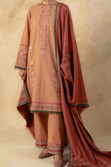 Coco by Zara Shahjahan Unstitched 3 Piece Winter Suit-ZW-07-A