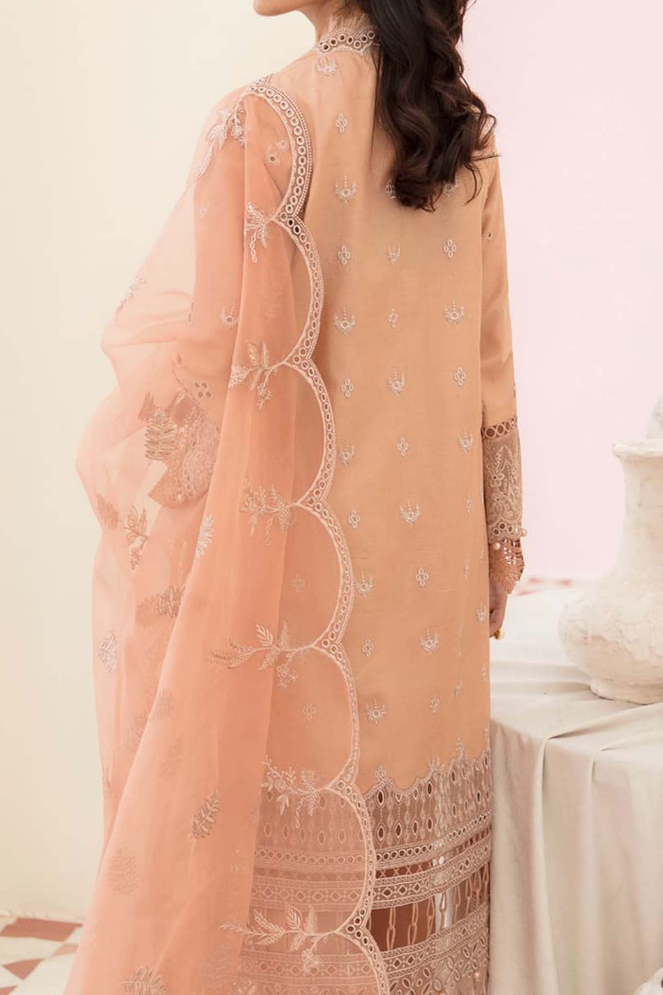 Afrozeh Unstitched 3 Piece Festive Chikankari Lawn Collection'2023-06-Hazel
