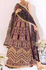 Sawariya by Roheenaz Unstitched 3 Piece Luxury Khalidar Chiffon Suit-S-07