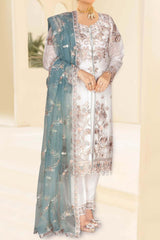 Kashish by Ramsha Unstitched 3 Piece Weightless Chiffon Vol-01 Suit-k-105
