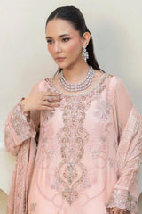 Dastan by Ramsha Unstitched 3 Piece Formals Vol-05 Suit-T-507-Pink