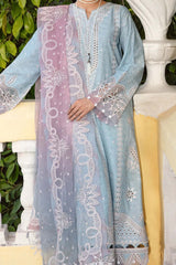 Iris by Jazmin Unstitched 3 Piece Spring Summer Lawn Collection'2023-08-Powder Blue