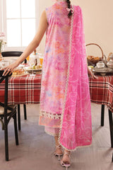Afrozeh Printskari Unstitched 3 Piece Summer Lawn Collection'2023-ALV4-07